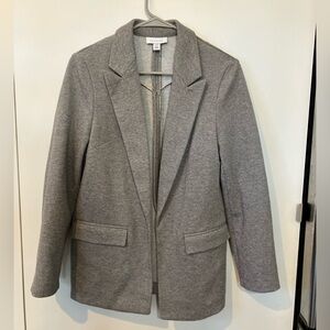 Topshop Open Blazer Cotton Blend